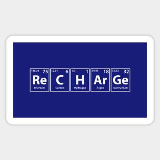 Recharge (Re-C-H-Ar-Ge) Periodic Elements Spelling Sticker